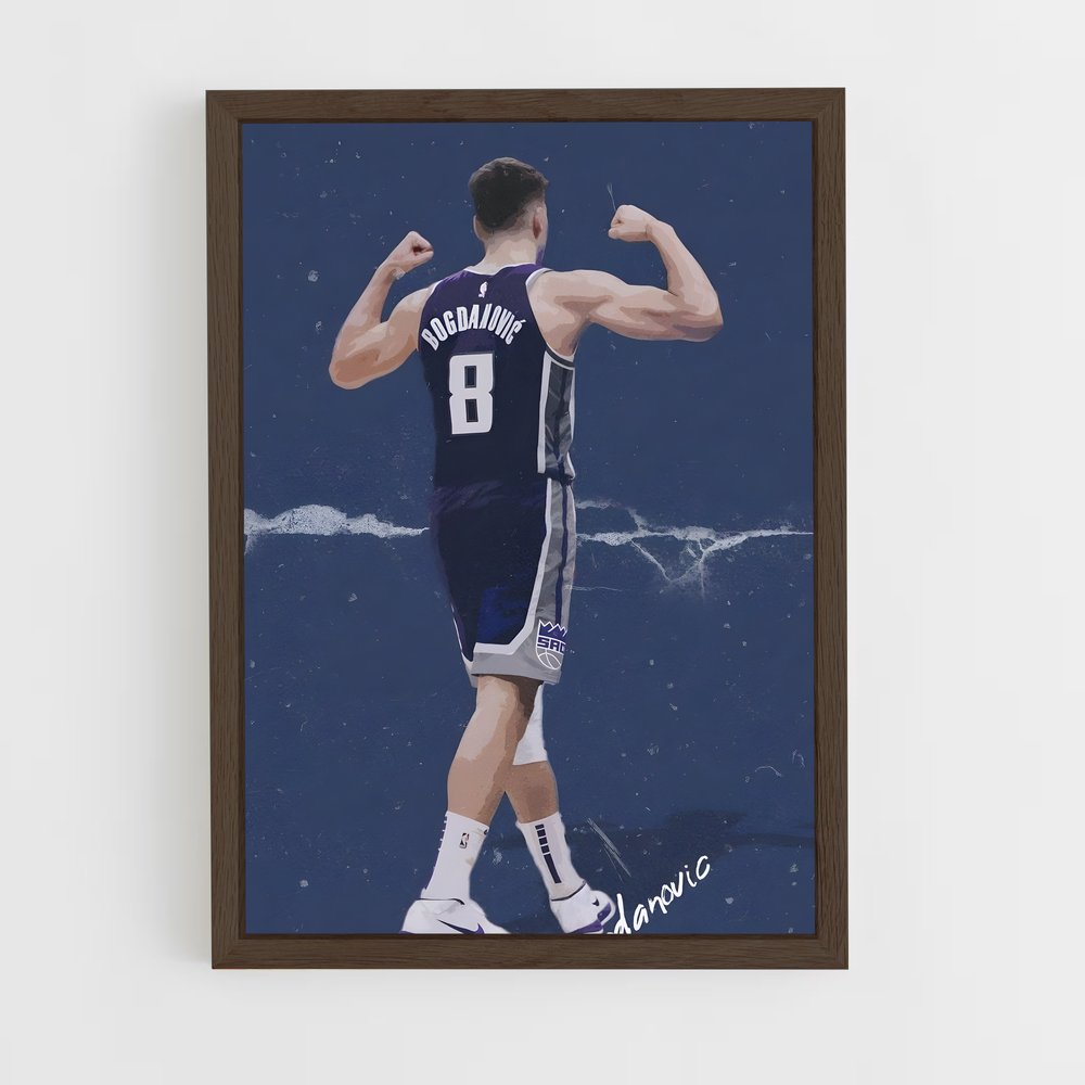Poster L'Homme au Ballon – affiche Basketball (vue 5)